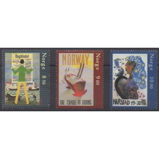 Buy this set of stamps of Norway of the year 2003 (Nb 1422/1424).
