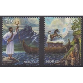 Buy this set of stamps of Norway of the year 2004 (Nb 1443/1444).