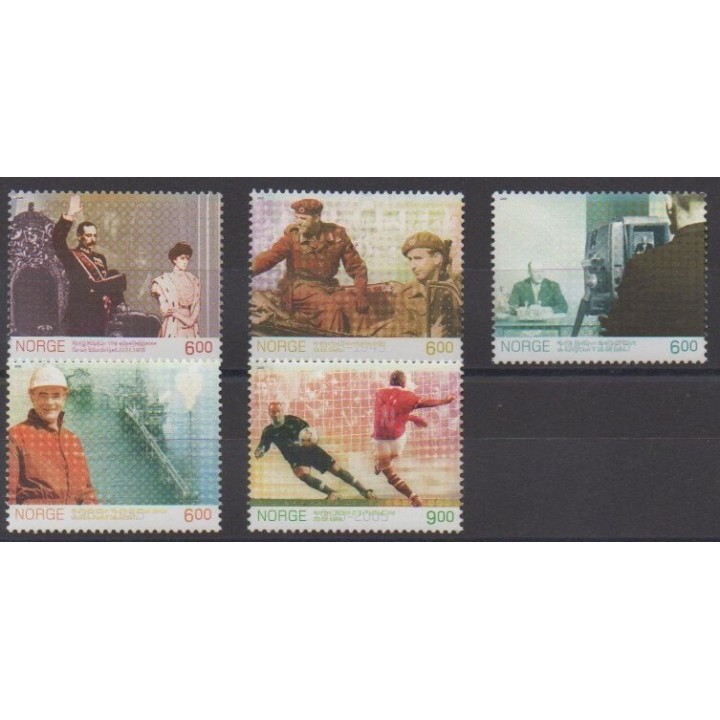 Acheter cette série de timbres de Norvège de l'année 2005 (No 1479/1483).