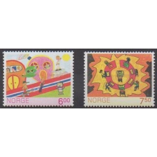 Acheter cette série de timbres de Norvège de l'année 2005 (No 1470/1471).
