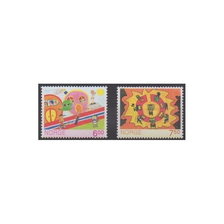 Buy this set of stamps of Norway of the year 2005 (Nb 1470/1471).