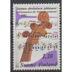 Finlande - 1982 - No 860 - Musique