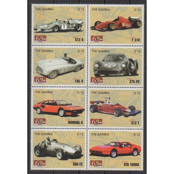 Acheter cette série de timbres de Gambie de l'année 2007 (No 4647/4654).