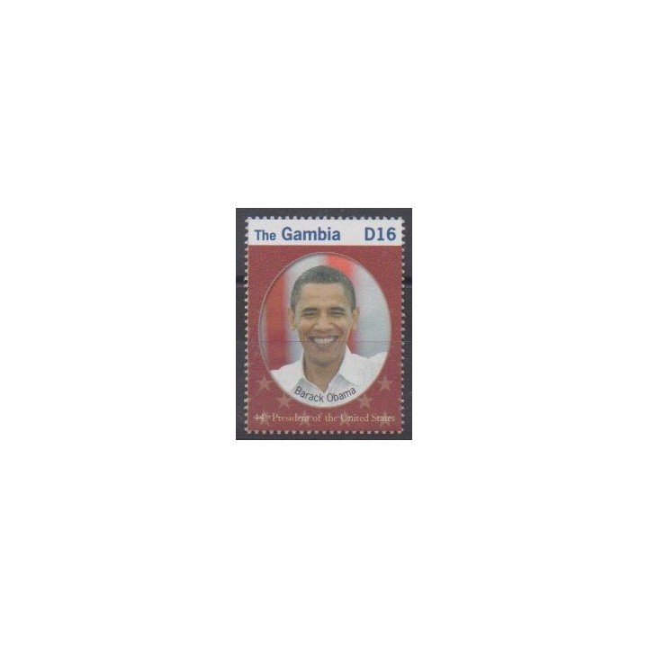 Buy this stamp of Gambia of the year 2009 (Nb 4856).