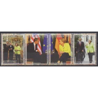 Acheter cette série de timbres de Gambie de l'année 2009 (No 4930/4933).