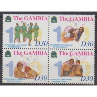 Acheter cette série de timbres de Gambie de l'année 2010 (No 4969/4972).