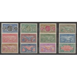 Saint-Pierre et Miquelon - 1922 - No 107/117A