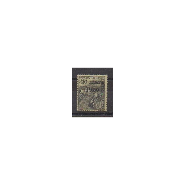 Acheter ce timbre de Monaco de l'année 1920 (No 42). - Neuf avec charnière