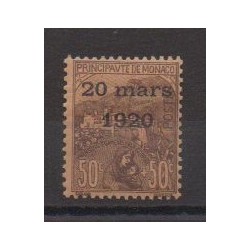 Monaco - 1920 - Nb 41 - Mint hinged