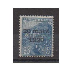 Monaco - 1920 - Nb 40 - Mint hinged