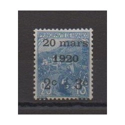 Monaco - 1920 - No 35 - Neuf avec charnière