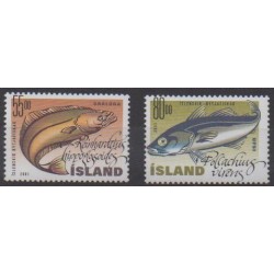 Islande - 2001 - No 906/907 - Vie marine