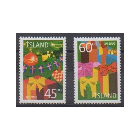 Islande - 2002 - No 952/953 - Noël
