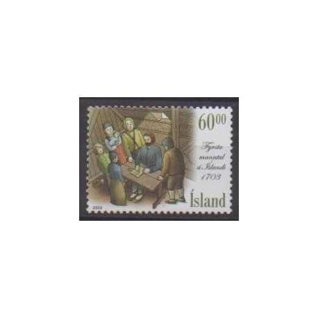 Islande - 2003 - No 972 - Histoire
