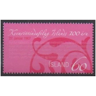 Buy this stamp of Iceland of the year 2007 (Nb 1079).