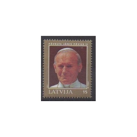 Latvia - 1993 - Nb 324 - Pope
