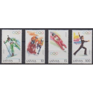 Acheter cette série de timbres de Lettonie  de l'année 1994 (No 328/331).