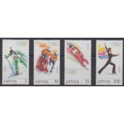 Latvia - 1994 - Nb 328/331 - Winter Olympics