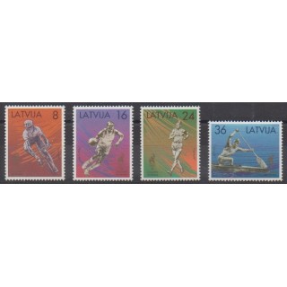 Acheter cette série de timbres de Lettonie  de l'année 1996 (No 389/392).