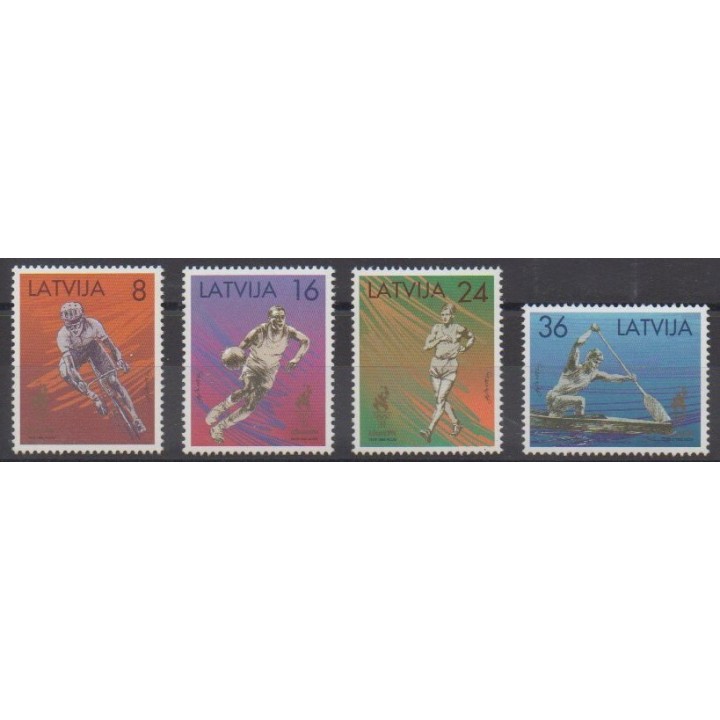 Buy this set of stamps of Latvia of the year 1996 (Nb 389/392).