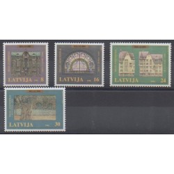 Latvia - 1996 - Nb 402/405 - Monuments - Art