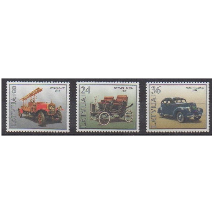 Acheter cette série de timbres de Lettonie  de l'année 1996 (No 397/399).