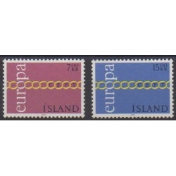 Iceland - 1971 - Nb 404/405 - Europa