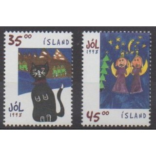 Buy this set of stamps of Iceland of the year 1998 (Nb 853/854).