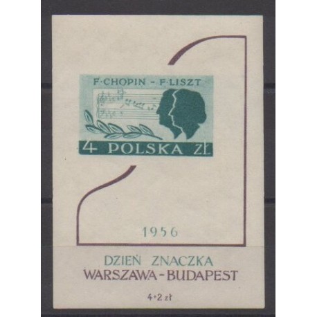 Pologne - 1956 - No BF18 - Musique