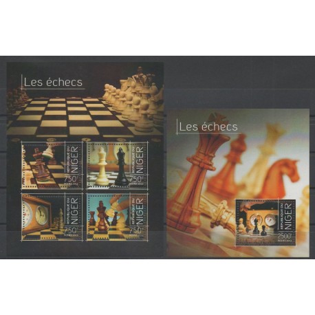 Niger - 2013 - No 2099/2102 - BF 231 - Echecs