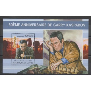 Stamps - chess - Guinea - 2013 - Nb BF 1492