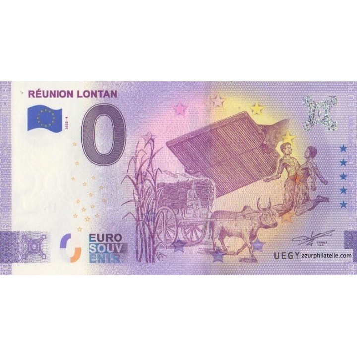 Billet souvenir touristique - 2022-4 - Réunion Lontan - (La Réunion)