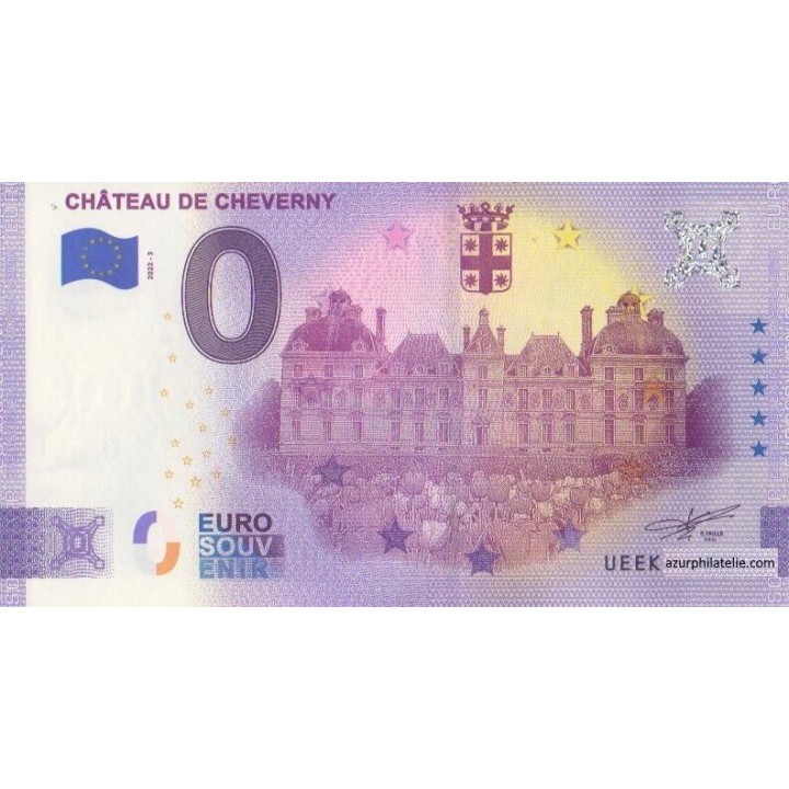 Euro banknote memory - 2022 - Château de Cheverny - (Loir-et-Cher)