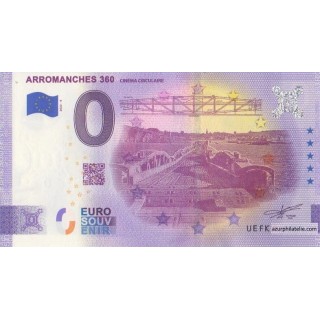 Billet souvenir touristique - 2022-4 - Arromanches 360 - Cinéma Circulaire - (Calvados)