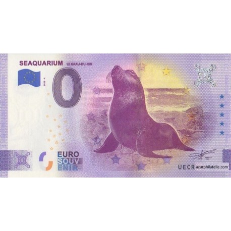 Euro banknote memory - 30 - Seaquarium - 2022-4 - Anniversary