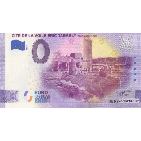 Euro banknote memory - 56 - Cite de la voile Eric Tabarly - Sous-Marin Flore - 2022-2 - Anniversary