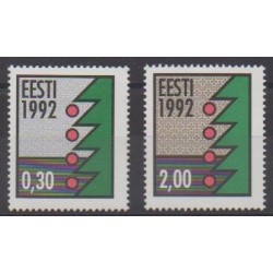 Estonia - 1992 - Nb 210/211 - Christmas