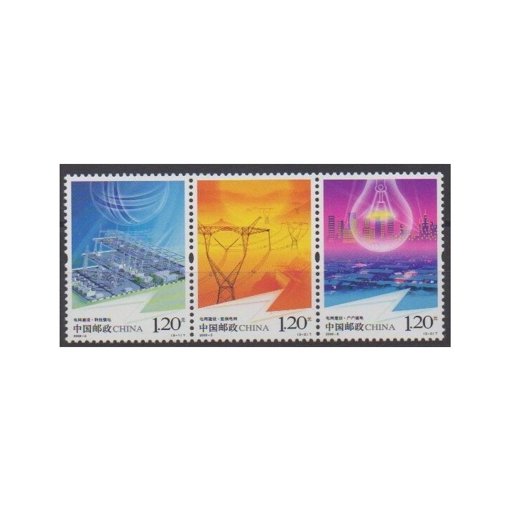 Acheter cette série de timbres de Chine de l'année 2009 (No 4606/4608).