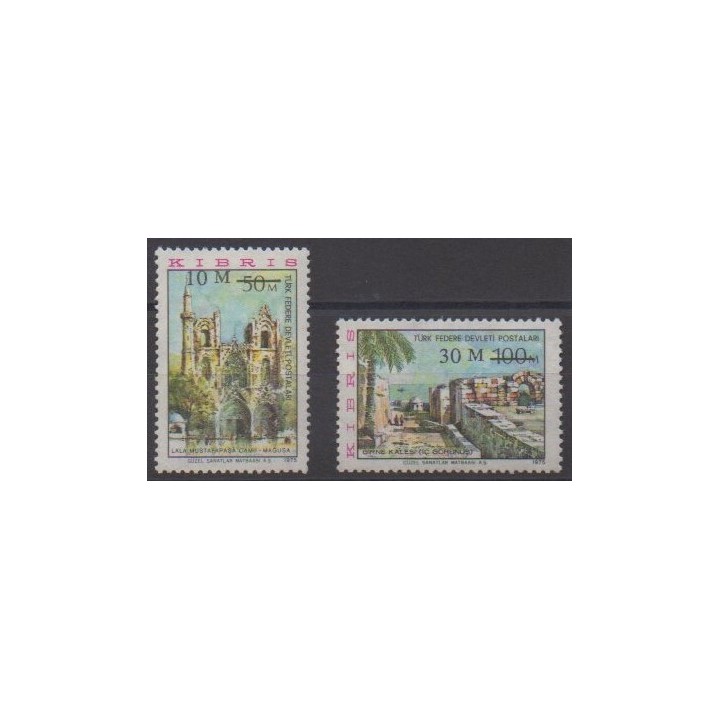 Buy this set of stamps of Turkey - Northern Cyprus of the year 1976 (Nb 18/19).