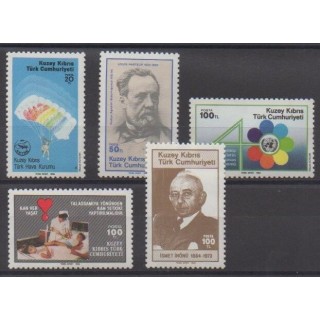 Acheter cette série de timbres de Turquie (Chypre du nord) de l'année 1985 (No 159/163).