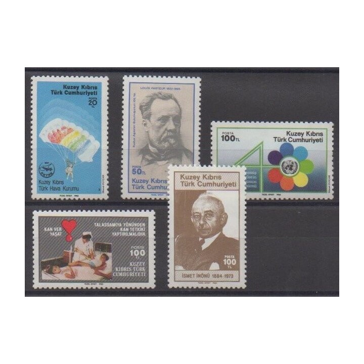 Buy this set of stamps of Turkey - Northern Cyprus of the year 1985 (Nb 159/163).