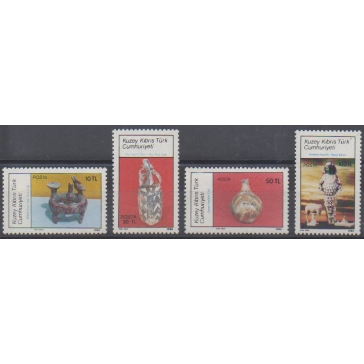 Buy this set of stamps of Turkey - Northern Cyprus of the year 1986 (Nb 167/170).