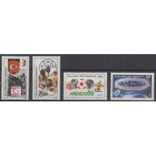 Acheter cette série de timbres de Turquie (Chypre du nord) de l'année 1986 (No 171/174).