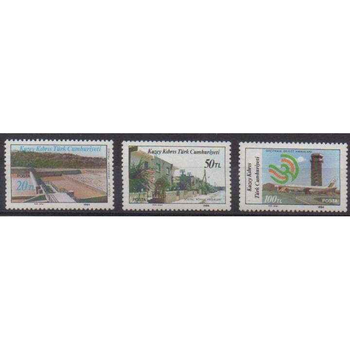 Buy this set of stamps of Turkey - Northern Cyprus of the year 1986 (Nb 175/177).