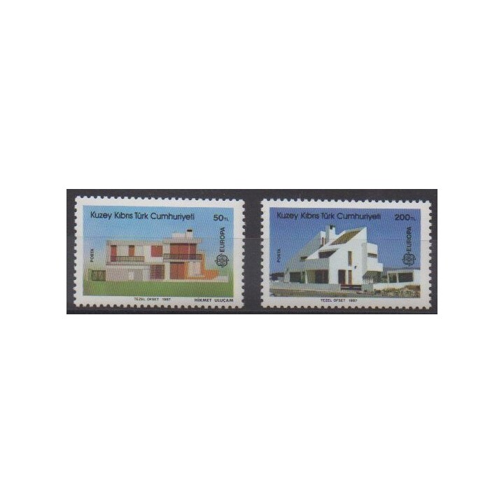 Acheter cette série de timbres de Turquie (Chypre du nord) de l'année 1987 (No 188/189).