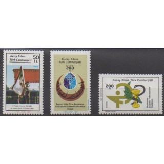 Acheter cette série de timbres de Turquie (Chypre du nord) de l'année 1987 (No 196/198).