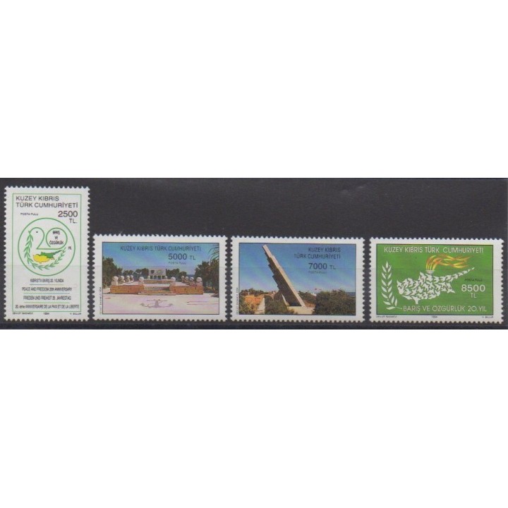 Acheter cette série de timbres de Turquie (Chypre du nord) de l'année 1994 (No 347/350).