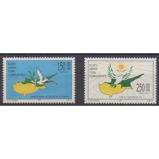 Acheter cette série de timbres de Turquie (Chypre du nord) de l'année 1999 (No 464/465).