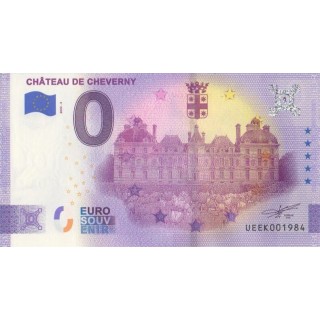 Euro banknote memory - 2022 - Château de Cheverny - (Loir-et-Cher)