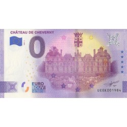 Euro banknote memory - 41 - Château de Cheverny - 2022-3 - Nb 1984